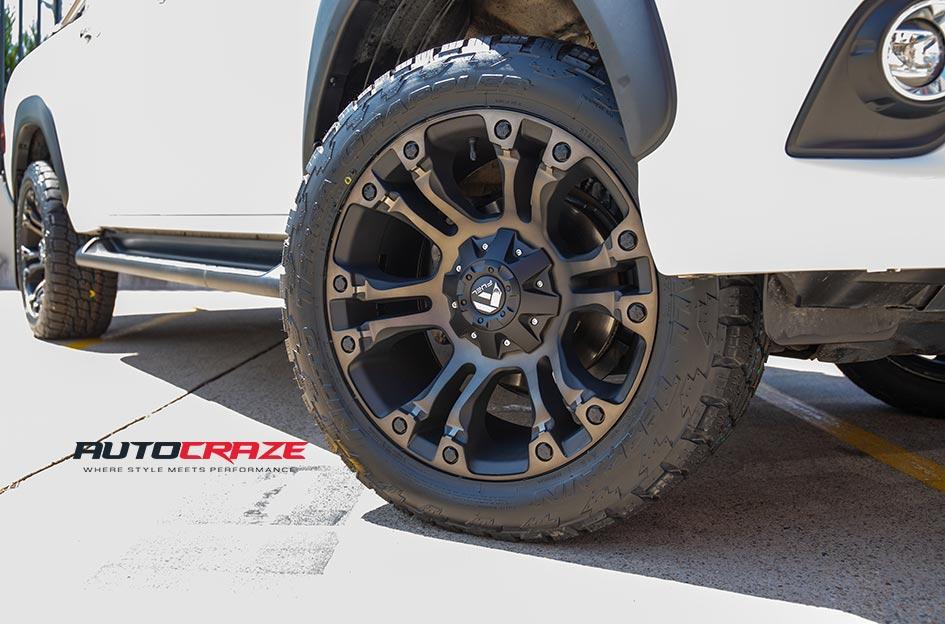 TOYOTA HILUX N80 4WD VAPOR BLACK MACHINED WITH DARK TINT